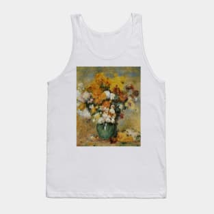 Bouquet of Chrysanthemums by Auguste Renoir Tank Top